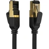 Cat 8 Ethernet kabelis 3m, 40 Gbps, 2000 Mhz, Rj45, juodas