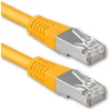 Cat6 ethernet lan patch cord tinklo kabelis cat 6 - 10m geltonas - 1 vnt. sftp pimf lszh varinis