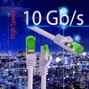 Cat7 Ethernet tinklo kabelis 10 Gb/s, S-ftp Pimf, su Rj45 jungtimis