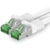 Cat7 tinklo kabelis - cat 7 ethernet kabelis, tinklo / interneto / dsl / modemo / maršrutizatoriaus / hub patch kabelis, lan kabelis, neapdorotas kabelis, 10 gb/s (s-ftp pimf), patch kabelio rinkinys su rj 45 jungtimi, cat.6a