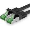 Cat7 tinklo kabelis - cat 7 ethernet kabelis, tinklo / interneto / dsl / modemo / maršrutizatoriaus / hub patch kabelis, lan kabelis, raw kabelis, 10 gb/s (s-ftp pimf), patch kabelių rinkinys su rj 45 jungtimi, cat.6a