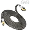 Cat8 Ethernet kabelis 30m, plokščias, 40 Gbps, 2000 Mhz