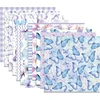 Cc home 24 lapų violetinės spalvos drugelio rašto scrapbooking popierius, 12 dizainų dvipusis 30 x 30 cm kvadratas, rankdarbiai ir dekoravimas