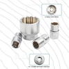 Cclife 21 vnt. 1/2" daugiadantės lizdinės galvutės 8-36 mm