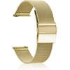 Laikrodis Ceiband apyrankė 22 mm 20 mm nerūdijančio plieno tinklelio laikrodžių dirželiams, metalinis pakaitinis dirželis su greitu atsegimu, tinkamas vyrams ir moterims - auksinė