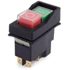 Ceiever Yh02-a 5 kontaktų vandeniui atsparus elektromagnetinis mygtukinis jungiklis, Ac250v 16a magnetinis starterio įrankio saugos jungiklis elektrinis cemento betono maišyklės jungiklis mašinai Ip55