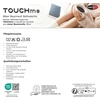 Celinatex Touchme flanelinis patalynės komplektas, 155 x 220 cm, 2 dalių medvilninis antklodės užvalkalų rinkinys, patalynės komplektas vasarai ir žiemai, tinkamas naudoti ištisus metus, lengva priežiūra, filia dots, smėlio/balta/pilka/antracito