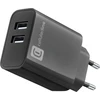 Cellularline - Multipower 24w įkroviklis su dviem Usb-a prievadais - su Device Detect technologija: aptinka prijungtą telefoną ir tiekia tinkamą įkrovą - juodas
