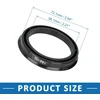 Centravimo žiedai 73.1-56.1 mm plastikiniai juodi 4 vnt.