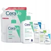 Cerave Drėkinamasis veido kremas Spf 50, Valomasis gelis + papildymas 473ml