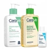Cerave rinkinys: drėkinamasis aliejus, putojantis, 236 ml + valomasis gelis, 236 ml