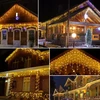 Cerial Šviesos užuolaida, šventinė girlianda, dekoratyvinės lemputės 20 m 540 Led