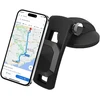 Cgeamdy Mobiliojo telefono laikiklis ant prietaisų skydelio, universalus mobiliojo telefono laikiklis ant prietaisų skydelio, magnetinis laikiklis automobiliui, telefono laikiklis automobiliui, 360° pasukamas mobiliojo telefono laikiklis automobiliui (juo