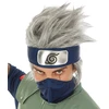 Chaks Naruto perukas Kakashi Hatake kostiumo aksesuaras, pilkas