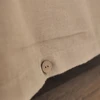 Chambray Frisson Plain Cotton Flannel Antklodės Užvalkalas 260 x 240 cm Essix