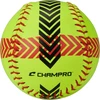 Champro dryžuotų treniruočių softbolo kamuoliukų rinkinys (optinė geltona, 12 colių)