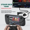 Chenyang 2 viename Usb-c 1 kištukas į 2 lizdus 10gbps Pd100w 4k60hz skirstytuvo adapteris, skirtas Hdtv/kietajam diskui/klaviatūrai/pelei, palaiko Steam Deck aušinimą ir įkrovimą vienu metu