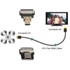 Chenyang Cyfpv Micro Hdmi jungtis (vyriška) į Hdmi jungtį (moteriška) Fpc plokščias kabelis 1080p, skirtas Fpv Hdtv multikopteriui, aerofotografijai, 0,5 m