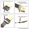 Chenyang Cyfpv Micro Hdmi jungtis (vyriška) į Hdmi jungtį (moteriška) Fpc plokščias kabelis 1080p, skirtas Fpv Hdtv multikopteriui, aerofotografijai, 0,5 m
