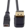 Chenyang Displayport į Mini Displayport kabelis Mini Displayport moteriškas į Displayport vyriškas 90 laipsnių kampu kabelis
