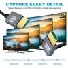 Chenyang Hdmi 2.1 Spiralinis Kabelis 1m, 90° Kampas, 8k 60hz, 4k 120hz