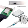Chenyang mini sas sff-8087 36pin host to sff-8088 26pin external extension data cable pcba with low profile bracket