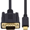 Chenyang usb c į vga kabelis, usb 3.1 type c šaltinis į vga rgb 1080p 60hz monitoriaus kabelis nešiojamam kompiuteriui 1.8 m