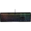 Cherry mx board 3.0 s laidinė žaidimų klaviatūra su rgb apšvietimu, vokiškas išdėstymas (qwertz), mx silent red jungikliai, juoda