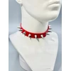 Chokeris apykaklė punk goth alternative spygliai kniedės punkrock steam punk