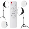 Cinegen 2 lempų Softbox rinkinys octa 90 170w Led