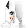 Cinegen fotografinė lempa softbox 40x40 trikojis lemputė