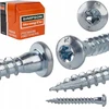Cinkuoti medienos sraigtai Csa 5x35 mm, 250 vnt., Torx