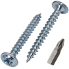Cinkuoti medienos varžtai 3.5x30mm, 200 vnt.