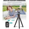 Objektyvas Cirycase Lankstus telefono trikojis, mini asmenukių lazda-trikojis išmaniesiems telefonams su belaidžiu nuotolinio valdymo pulteliu, 360° pasukamas nešiojamas fotoaparato trikojis, suderinamas su mobiliaisiais telefonais, foto ir video rinkiniais