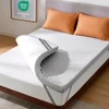 Čiužinys Bedsure antčiužinis 90 x 200 cm, 7.5 cm aukščio antčiužinis, H2 & H3 gelinis memory foam antčiužinis spyruoklinei lovai, nameliui ant ratų, sofai-lovai, su nuimamu ir skalbiamu užvalkalu, pilkas