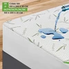 Čiužinys Čiužinio užvalkalas 100x200 cm, neperšlampamas, su gumine juosta
