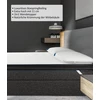 Čiužinys Eazzzy Topper Royal Hybrid dydis 180 x 200 x 11 cm antčiužinis su geliniu memory foam, spyruoklinis antčiužinis, temperatūrą reguliuojantis, sidabrinis užvalkalas, kietas minkštas 2 pusės, lengvas pritvirtinimas