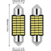 Cjbin led salono apšvietimas automobiliui, 6 vnt., 36 mm, 624 liumenų, 12 v led lemputė, lengva naudoti, balta šviesa