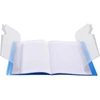 Clairefontaine 981607c - 10 Koverbook sąsiuvinių pakuotė Din A4+, 24 x 32 cm, 48 lapai kvadratinis su paraštėmis, 90 g, polipropileno viršelis, pilkas, 1 pakuotė