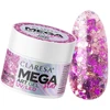 Claresa megastar art gelis nagų dekoravimui pink pixel mega star smulkūs blizgučiai