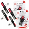 Clark's Cps301 Mtb V-brake 72 mm stabdžių kaladėlės, raudonos-juodos-pilkos
