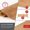Cleverbrand kamštinis stalo takelis 180 x 45 cm, neslystantis, atsparus vandeniui, plytelių imitacijos ropojimo kilimėlis, netoksiškas, 100% natūralus kamštis, rudas