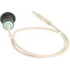 Club 23.001.557 Usb lizdas iš nerūdijančio plieno su priekine ir galine dalimis, 1 x Usb A tipo moteriškas lizdas – 1 x A tipo vyriškas Usb 2.0 kabelis, ilgis: 60 cm; metalinis