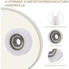 Cnbtr plastiku dengtas u formos griovelio kreipiamasis guolio skriemulys, 34 mm išorinis skersmuo, 8 mm vidinis skersmuo, 10,5 mm storis, maksimali apkrova 79 kg, 4 vnt.