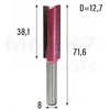 Cnc tiesus medienos frezas F2 8*12,7*38,1*71,6 (huhao)