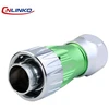 Cnlinko dh-24 šviesolaidinis optinis jungtis, lc single mode dual core, metalinis aviacinis kištukas ir skydinis montavimo lizdas, ip68 vandeniui atspari jungtis interneto įrenginiams (šviesolaidinis optinis rinkinys)