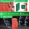 Cnlonqcom Apsauga nuo viršįtampių Dc fotovoltinei sistemai, 2 vnt., Dc1000v 20ka ~ 40ka 2p T2 viršįtampių ribotuvas saulės fotovoltinei sistemai, montuojamas ant 35 mm Din bėgelio