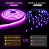 Cob led rgb juosta 10 m, wifi cob rgb led juosta alexa 24 v led šviesos juosta pritemdoma led cob šviesos juosta, 576 led/m, valdoma programėle, rgb cob led juosta 10 m lipni suderinama su alexa google