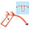 Cocoarm Ac78 Quickclick stabilizatorius kopėčioms, skirtas saugumui, aukščiausios kokybės stabilumas, reguliuojamas dizainas, guminė rankena, platesnis pritaikymas (oranžinis)