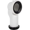 Cofan 90° alkūninė mova, Pp, 110 mm su gumine tarpine